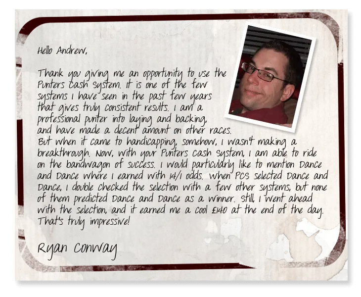 Punters Cash System testimonial mobile 1