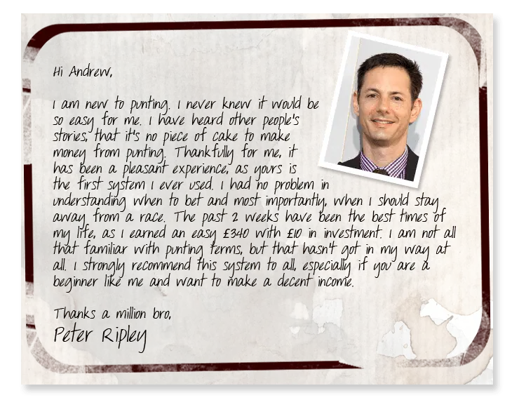 Punters Cash System testimonial mobile 3